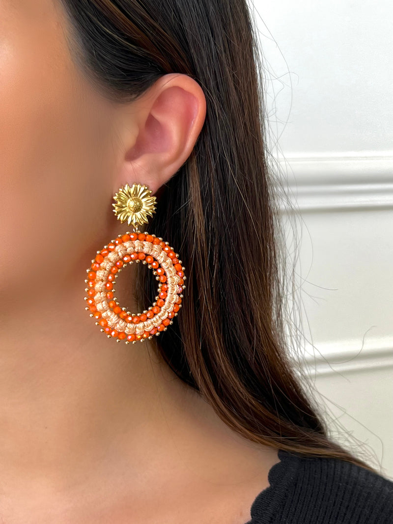 Boucles d’oreilles oranges : Ory