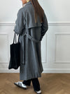 Manteau manches longues gris : Layane