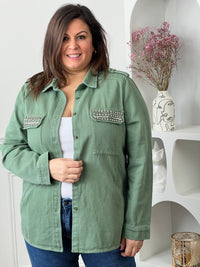 Veste kaki grande taille : Misha