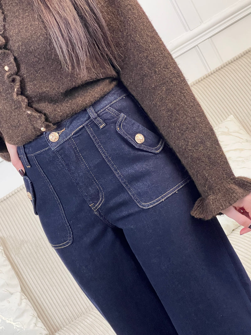 Jean bleu foncé : Alison