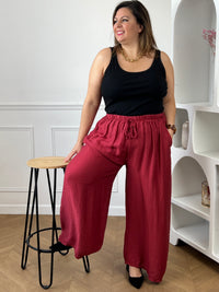 Pantalon rouge grande taille : Allys