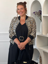 Jacke mit Muster Übergröße: Maelys