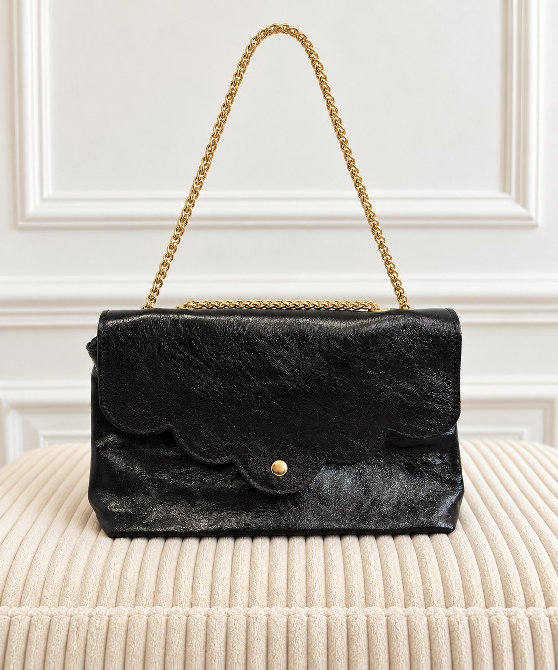 Sac noir métalisé : Appoline