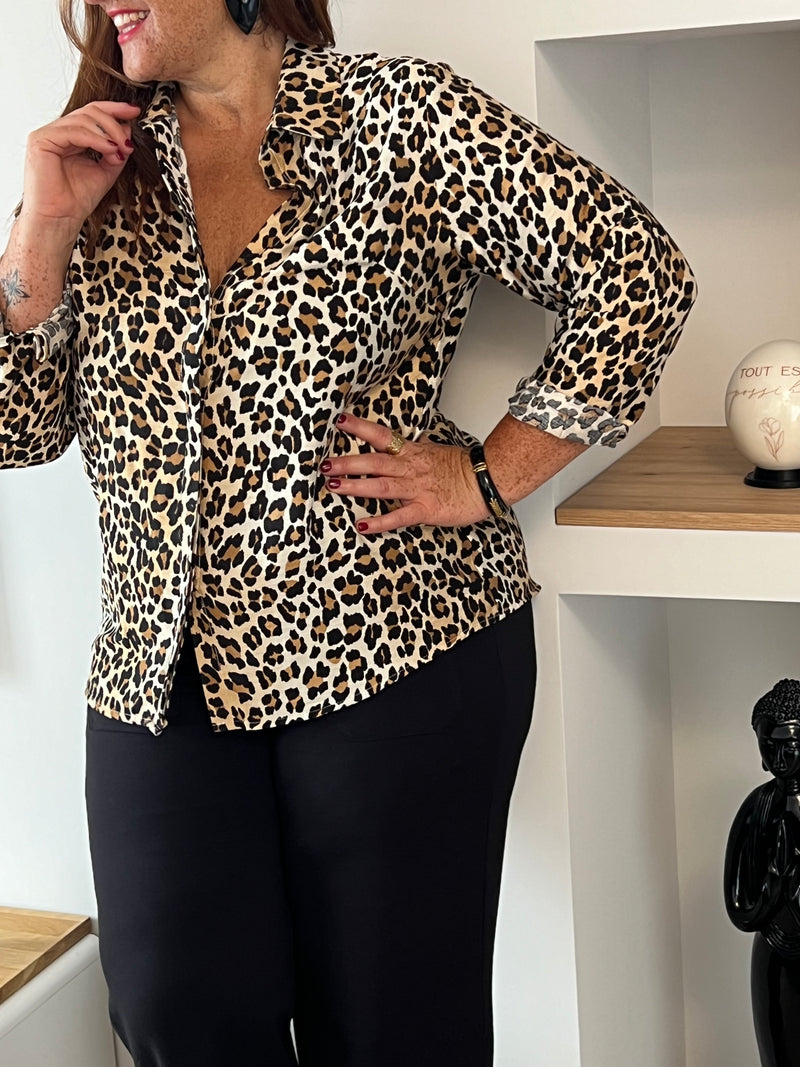 Chemise leopard Curve : Maelys