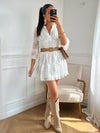 Robe courte écrue : Abelia