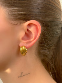 Boucles d'oreilles dorées : Cyriel