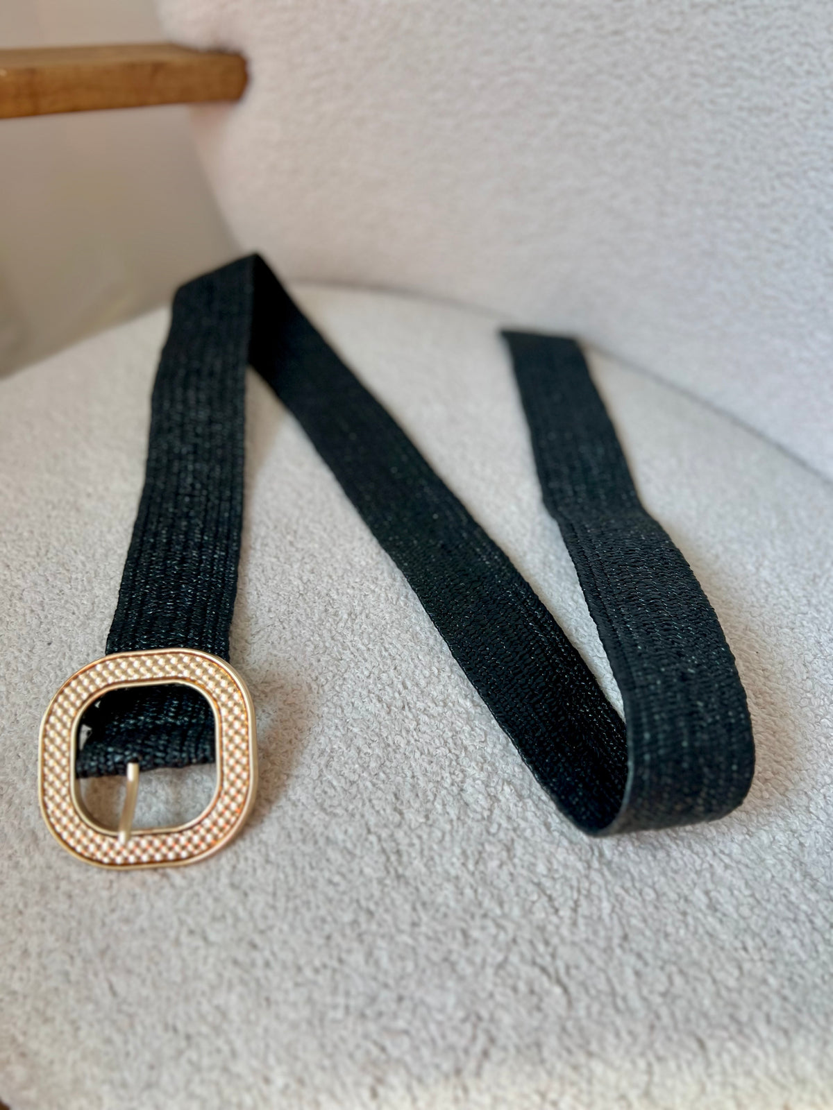 Ceinture noire grande taille : Aldia