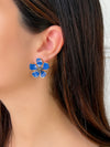 Boucles d'oreilles bleues petites : Belna