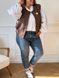 Jean bleu grande taille : Noelyne