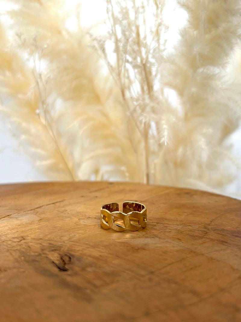 Bague dorée : Loelia