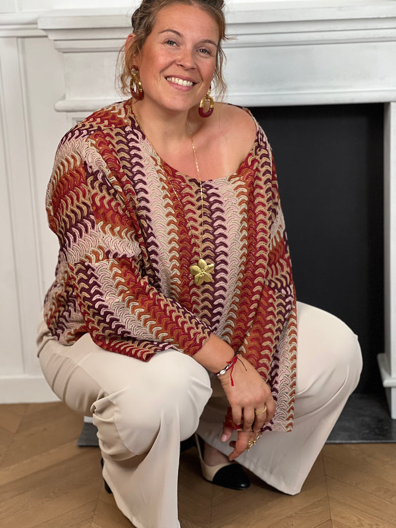 Top en crochet grande taille : Valentine
