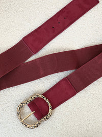 Ceinture bordeaux Curve : Nala