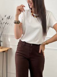 Tee-shirt blanc : Madalena