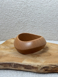 Bracelet beige effet bois : Evie