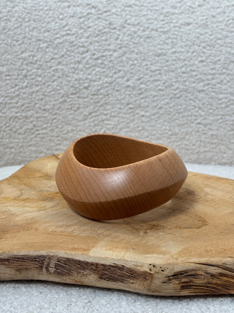 Bracelet beige effet bois : Evie