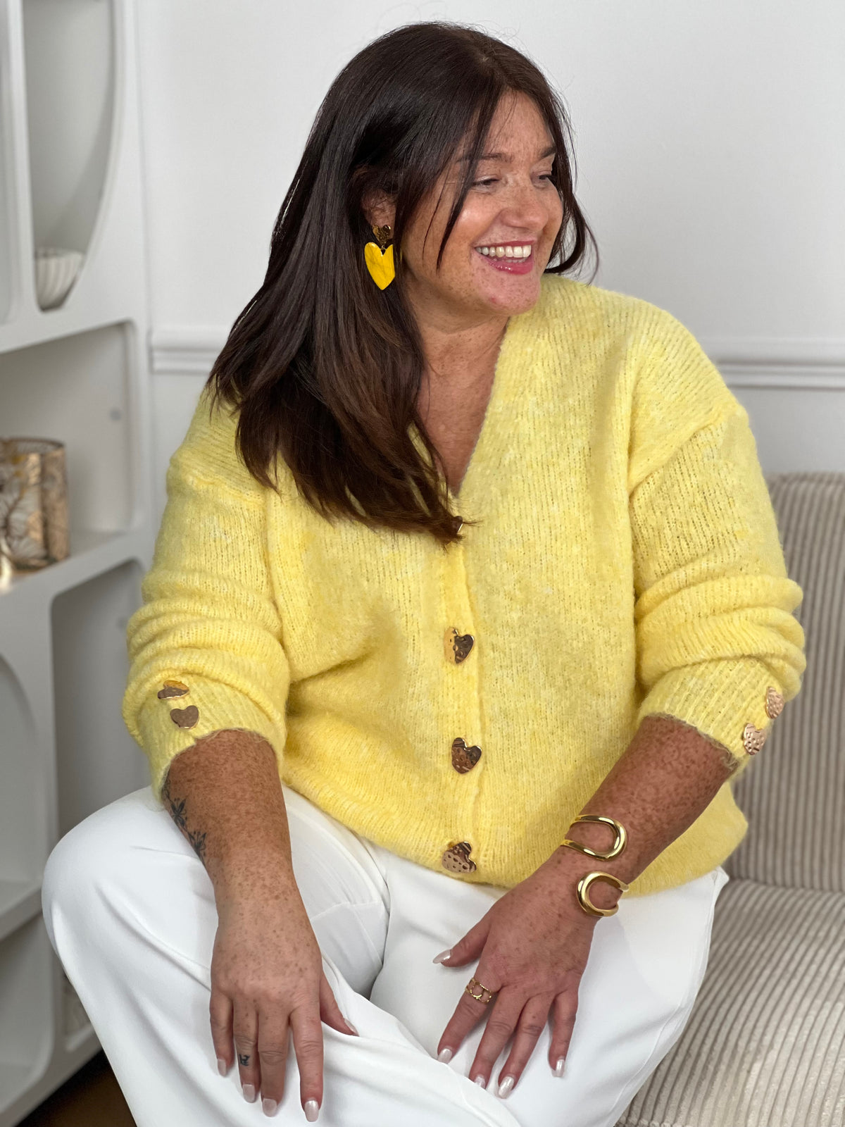 Gilet jaune grande taille : Albane