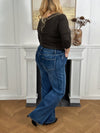 Jean bleu tall grande taille : Lila