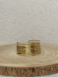 Bracelet réglable doré jonc : Oldia