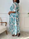 La robe Pia est parfaite pour un style décontracté et confortable. Avec ses manches courtes et son col cache coeur, elle est à la fois élégante et pratique.&nbsp;