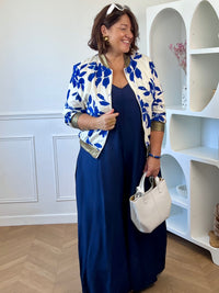 Combinaison bleu marine grande taille : Monaly