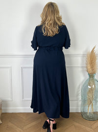 Robe longue bleu marine : Joane