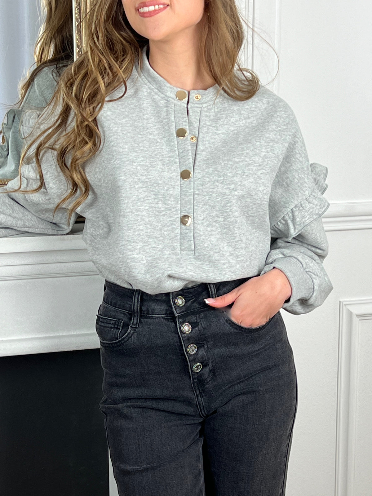 Pull gris : Joly