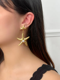 Starfish earrings: Hugo