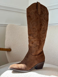 Santiags marron : Mariam