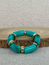 Bracelet extensible turquoise : Clocia