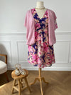 Robe courte à motifs grande taille : Pamela