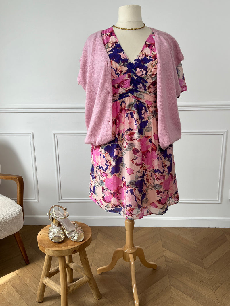 Robe courte à motifs grande taille : Pamela