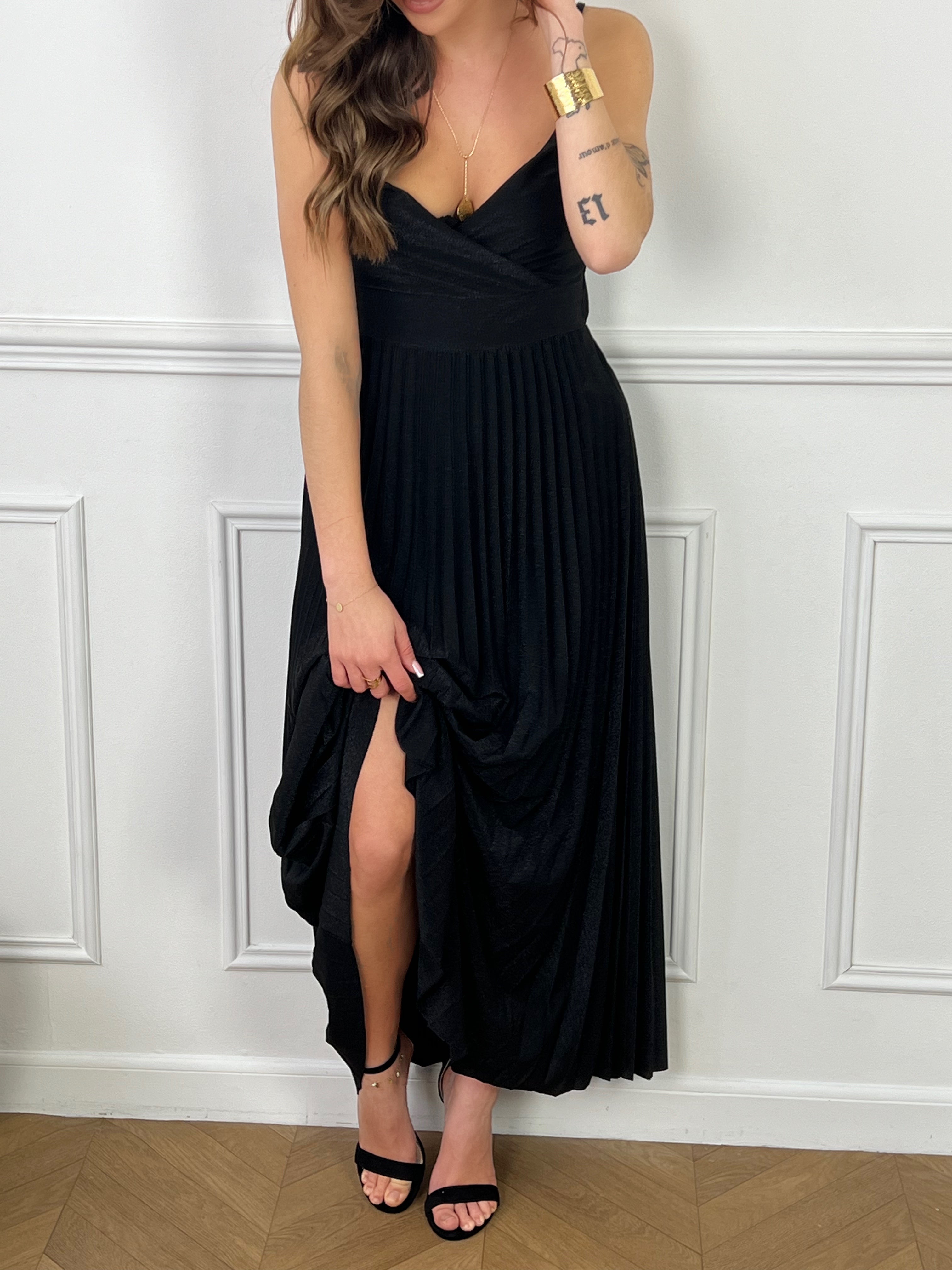 Robe de cérémonie noire femme – Loïcia