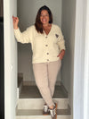 Gilet beige Curve : Ange