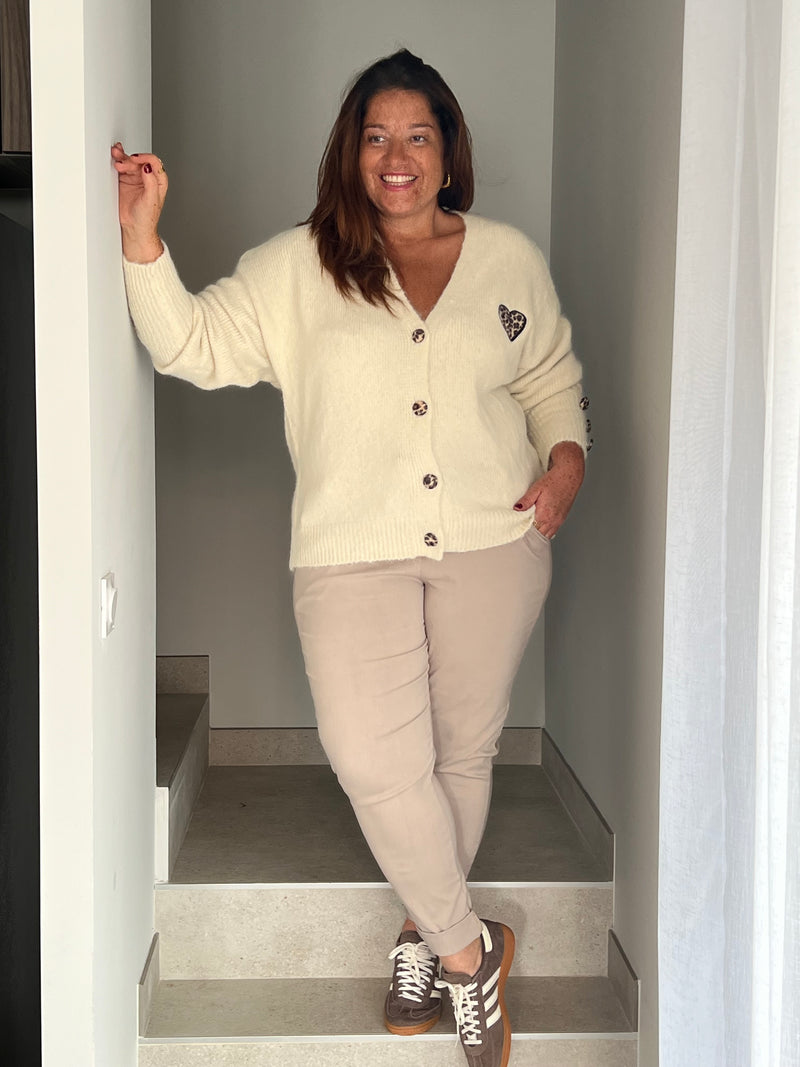 Gilet beige Curve : Ange