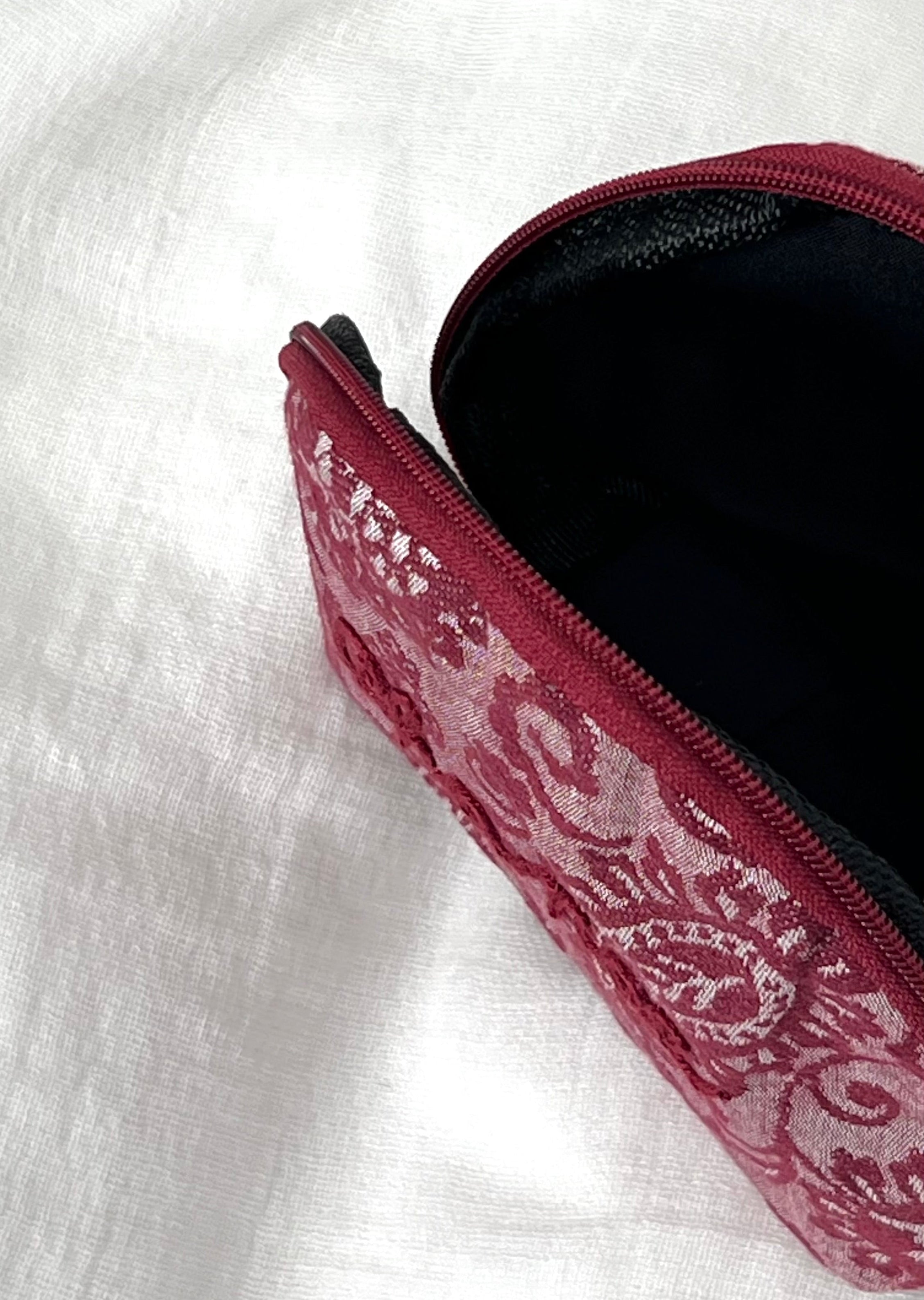 Burgundy purse: Luck