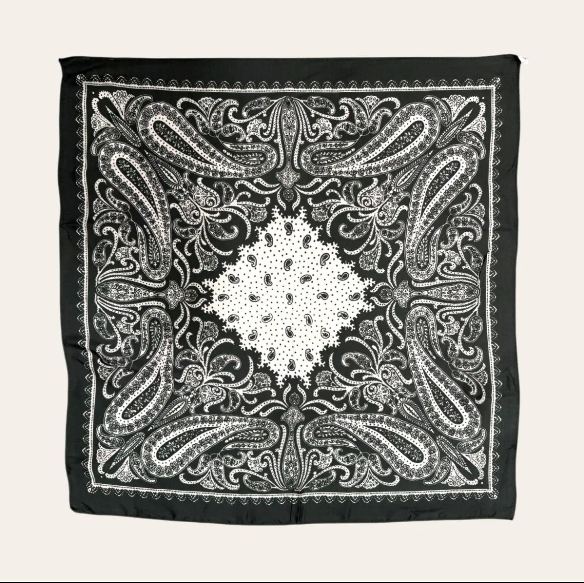 Foulard en soie kaki : Sonia