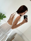 Robe longue écru : Blanche