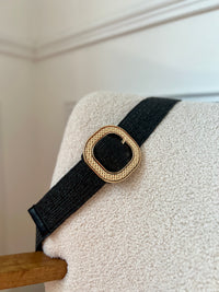 Ceinture noire grande taille : Aldia