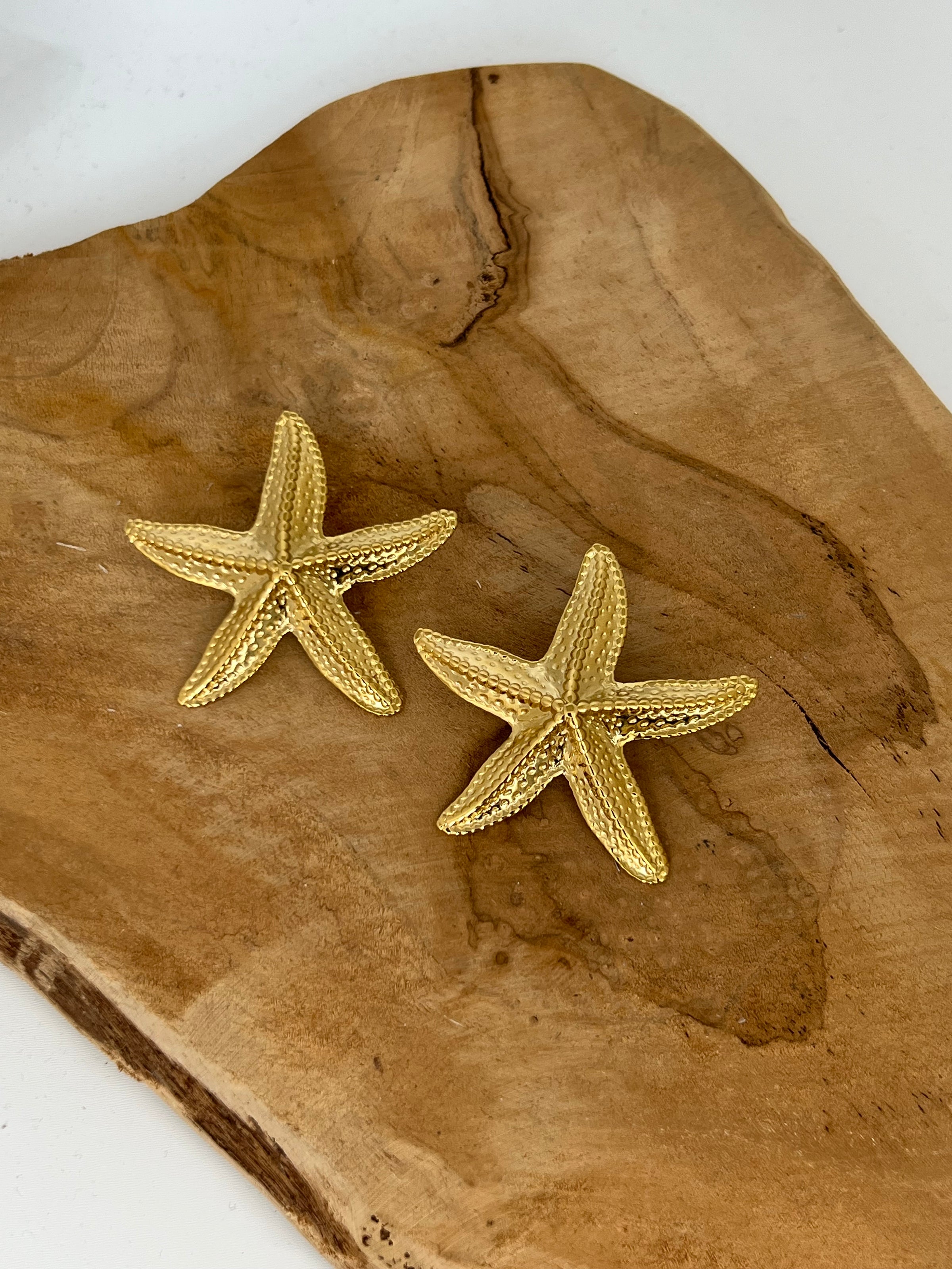 Boucles d'oreilles étoile de mer : Caraibe