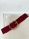 Ceinture bordeaux Curve : Nala