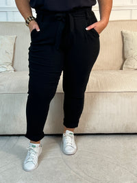 Pantalon noir Grande taille : Diego