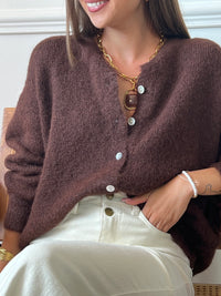 Gilet marron : Liya