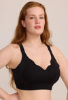 Soutien-Gorge noir festonné grande taille : Nolia
