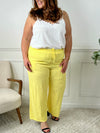 Pantalon jaune grande taille : Jolina