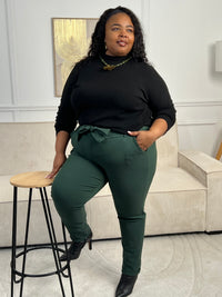 Pantalon vert foncé grande taille : Diego