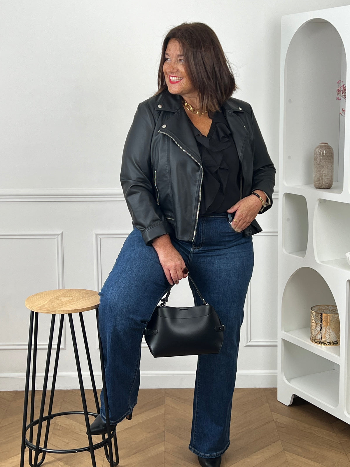 Jean bleu grande taille : Morgana