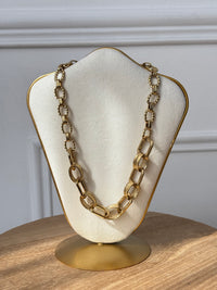 Gold-plated necklace: Nekia