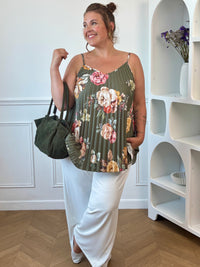 Top plissé grande taille taille unique 44/50 Made in Italy – Loïcia
