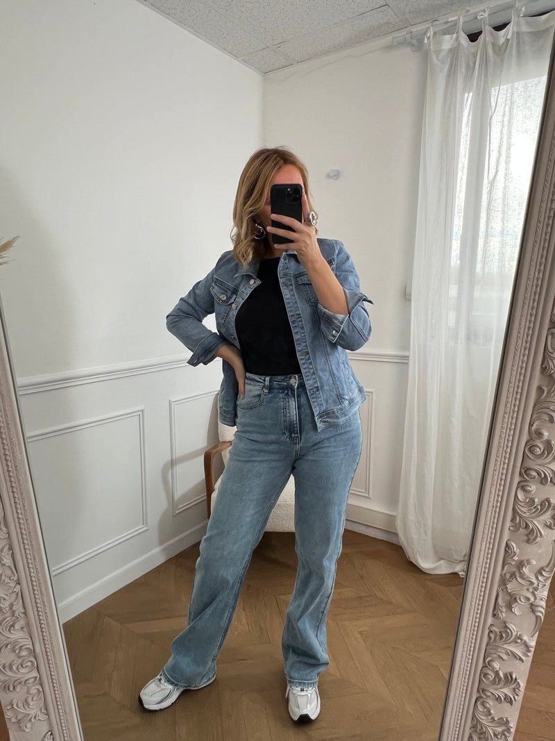 Veste en jean bleu clair : Mya