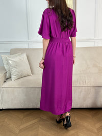 Robe longue violette : Kyra